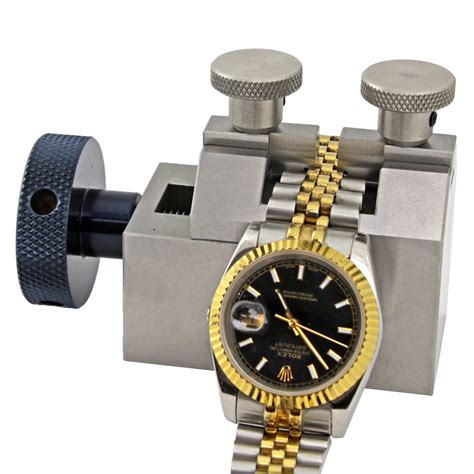 how to remove bracelet from rolex watch|Rolex bracelet removal tool.